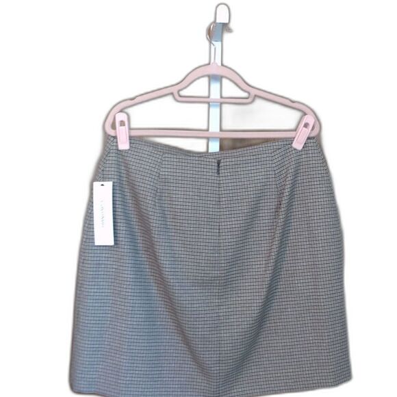 NWT Calvin Klein Suit‎ Skirt | Size 14 | Professional Houndstooth Pencil Skirt - Picture 2 of 11